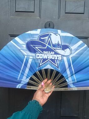 Dallas Cowboys Folding Hand Fan - Team Logo Accessory